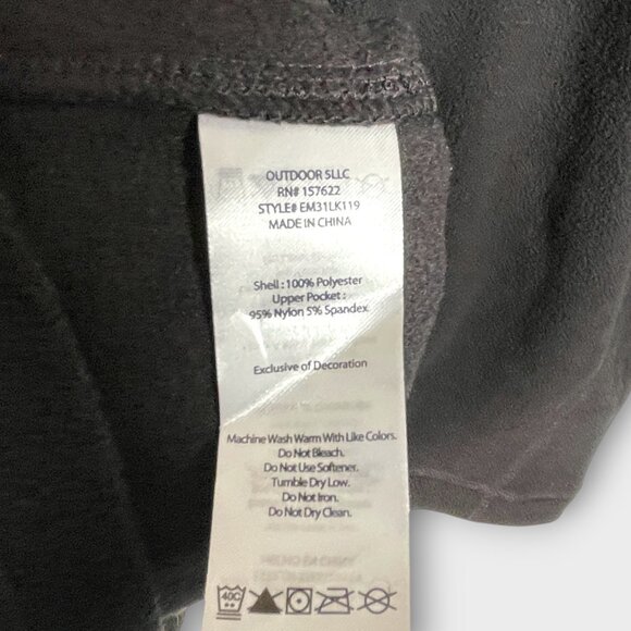 Eddie Bauer 1/4 Zip Cloud Layer Pullover Fleece Mens XXL Black Outdoor NEW - Picture 7 of 8